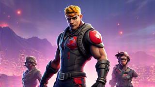 Fortnite game logo symbol with colorful art style.